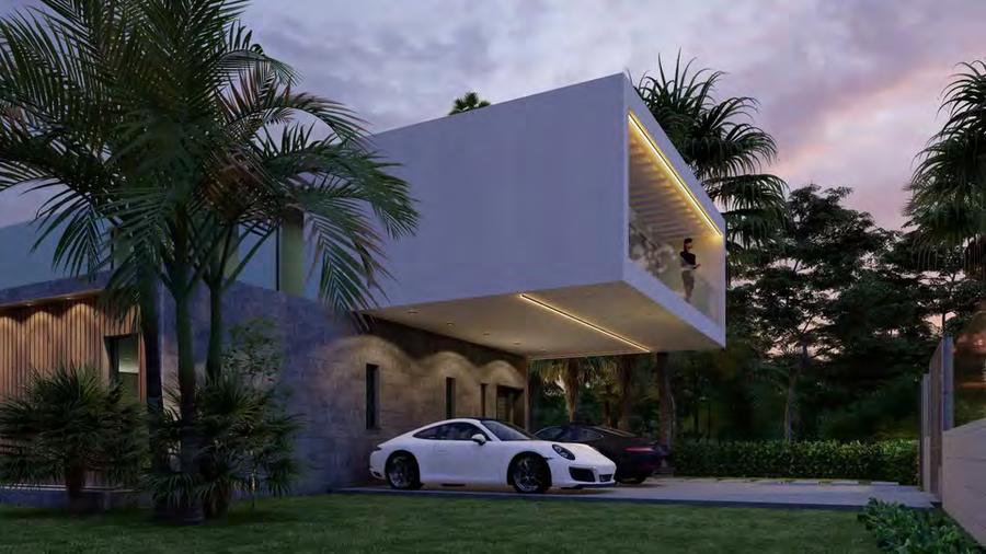 Balance eco-villa exterior render