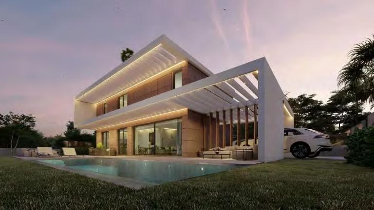 Harmony eco-villa exterior render