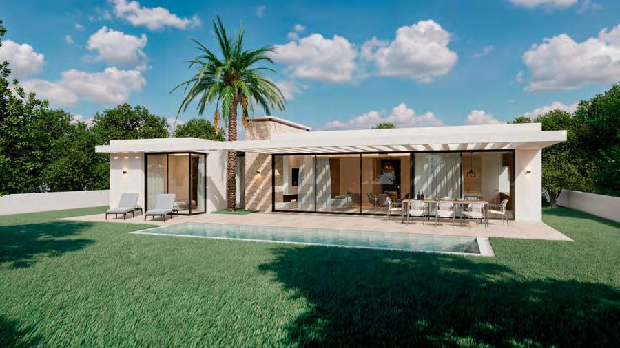 Sanctuary eco-villa exterior render